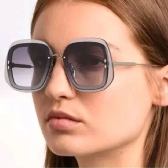 Isabel Marant Adelyo Sunglasses IM0047S 427GB Silver/Mirror 58mm - Picture 6 of 11